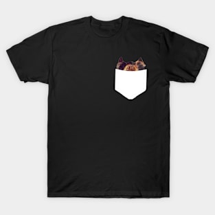 Doggie in the pocket. T-Shirt